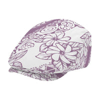 Polynesia Jeff Hat Polynesian Tropical Flowers Purple Pastel Vibes - Polynesian Pride