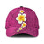 Polynesian Hibiscus and Plumeria Tapa Pattern Classic Cap Pink Color LT03