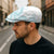 Polynesian Tribal Plumeria Lotu Tamaiti Jeff Hat Pastel Cyan - Polynesian Pride