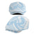 Polynesian Tribal Plumeria Lotu Tamaiti Jeff Hat Pastel Sky Blue - Polynesian Pride