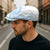 Polynesian Tribal Plumeria Lotu Tamaiti Jeff Hat Pastel Sky Blue - Polynesian Pride