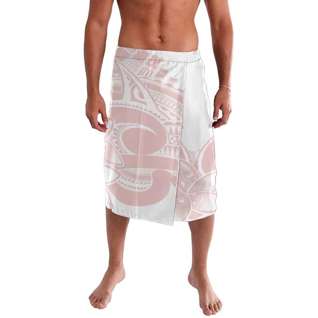 Polynesian Tribal Plumeria Lotu Tamaiti Lavalava Pastel Blush - Polynesian Pride