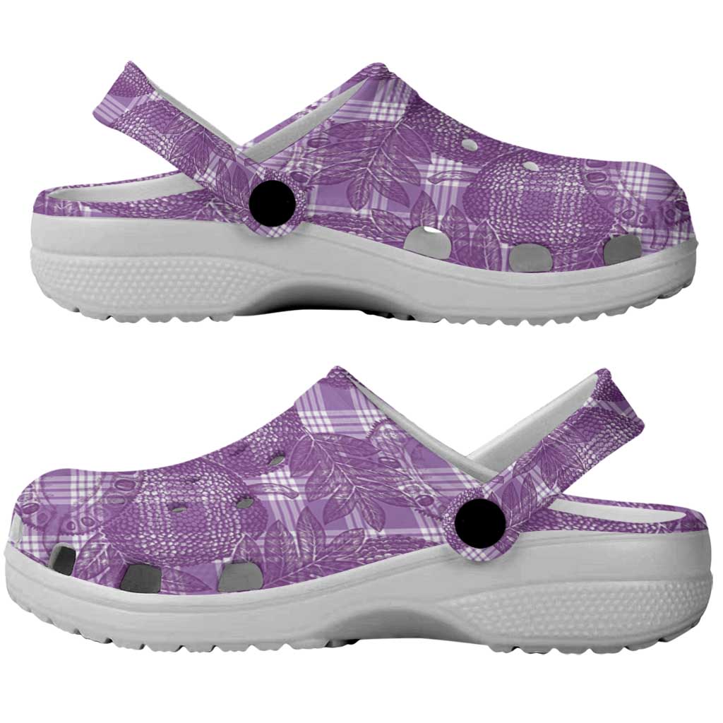 Poni Hawaii Breadfruit Palaka Motifs Clogs Shoes LT14 - Polynesian Pride