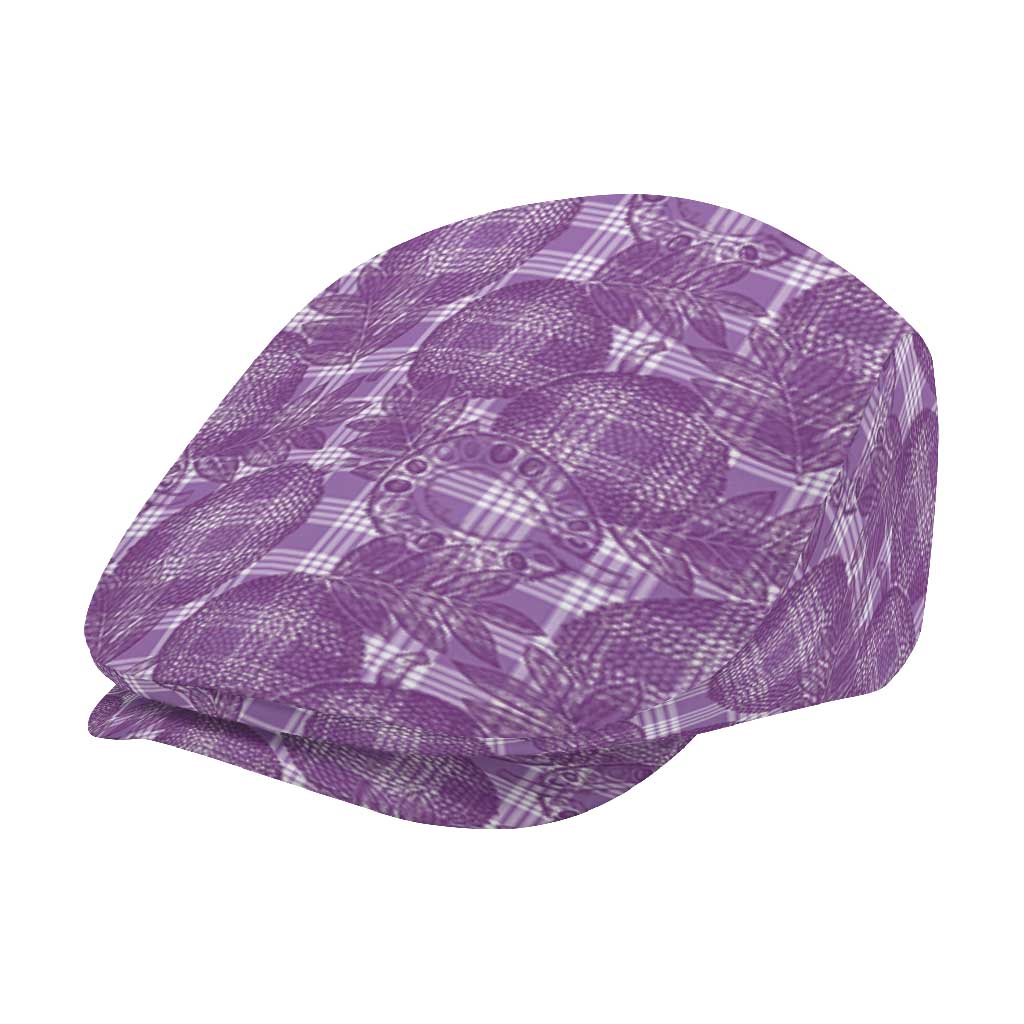 Poni Hawaii Breadfruit Palaka Motifs Jeff Hat LT14 - Polynesian Pride