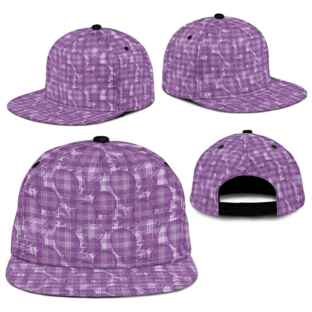 Poni Hawaii Breadfruit Palaka Motifs Snapback Cap LT14 - Polynesian Pride