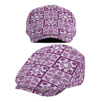 Poni Palaka Quilt Hawaii Jeff Hat Hawaiian Tropical Monstera Sea Turtle LT14 - Polynesian Pride