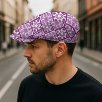 Poni Palaka Quilt Hawaii Jeff Hat Hawaiian Tropical Monstera Sea Turtle LT14 - Polynesian Pride