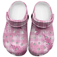 Purple Palaka Hawaii Palapalai Clogs Shoes Hawaiian Fern LT14 Purple - Polynesian Pride