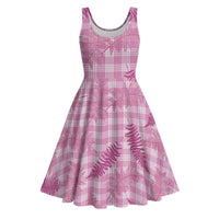 Purple Palaka Hawaii Palapalai Midi Dress Hawaiian Fern LT14 Purple - Polynesian Pride
