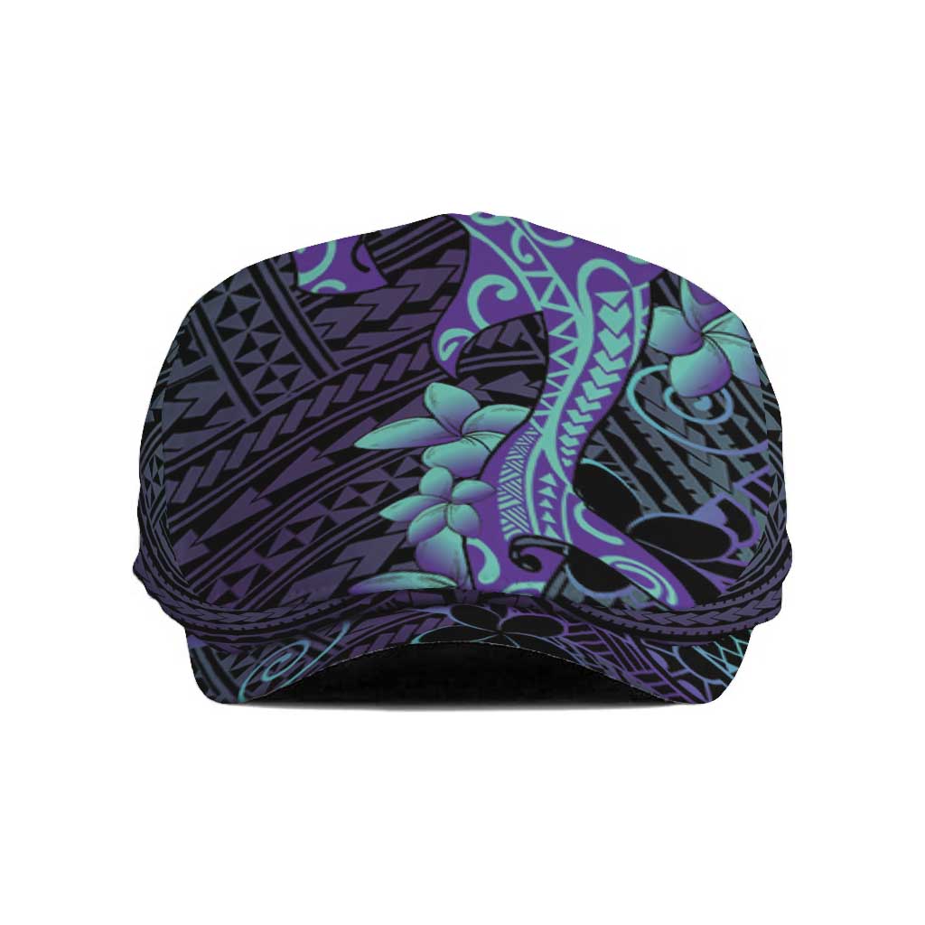 Purple Paradise Hawaii Jeff Hat Hammerhead Shark Tattoo Curve Polynesian - Polynesian Pride