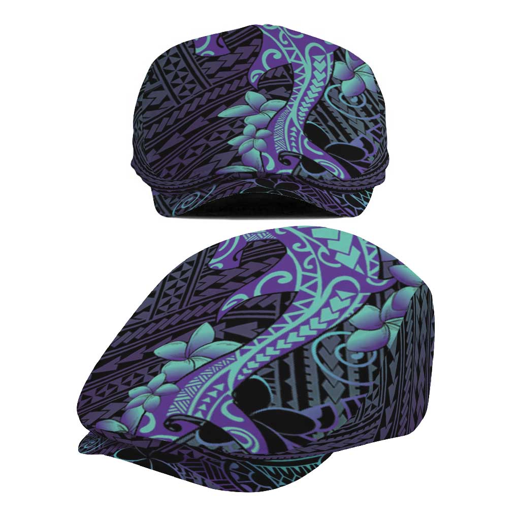Purple Paradise Hawaii Jeff Hat Hammerhead Shark Tattoo Curve Polynesian - Polynesian Pride