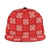 Red Palaka Quilt Hawaii Snapback Cap Traditional Hawaii-plaid Pattern - Polynesian Pride