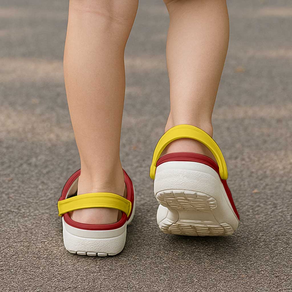 Rotuma Clogs Shoes Heritage Palette Flag-Inspired - Polynesian Pride