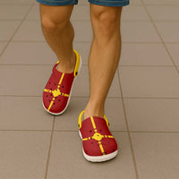 Rotuma Clogs Shoes Heritage Palette Flag-Inspired - Polynesian Pride