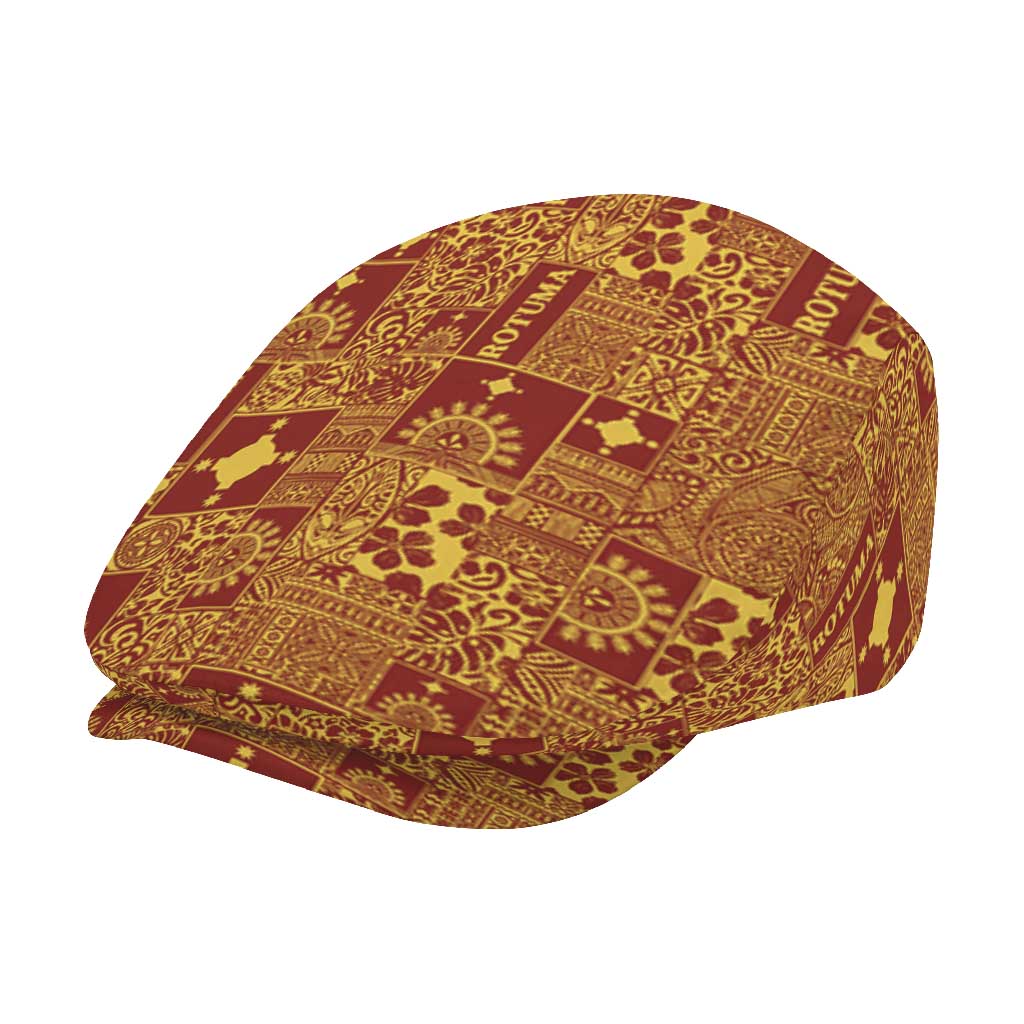 Rotuma Faiakse'ea 'e Kirisimasi Jeff Hat Pacific Patchwork Xmas Vibes - Polynesian Pride