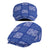 Royal Blue Palaka Quilt Hawaii Jeff Hat Traditional Hawaii-plaid Pattern - Polynesian Pride