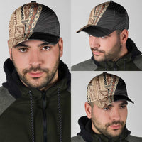 Samoa Siapo Motif Half Style Classic Cap Brown Version LT03