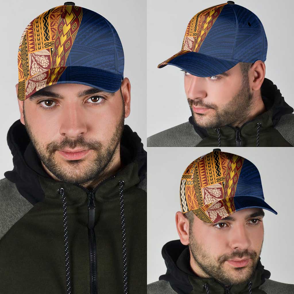 Samoa Siapo Motif Half Style Classic Cap Colorful Version LT03