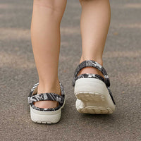 Samoa Siapo Tribal Pattern Clogs Shoes Black Polynesian Plumeria Tapa Motif LT9 - Polynesian Pride