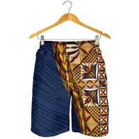 Samoan Siapo Shorts for Men Tatau Pattern Half Style - Polynesian Pride
