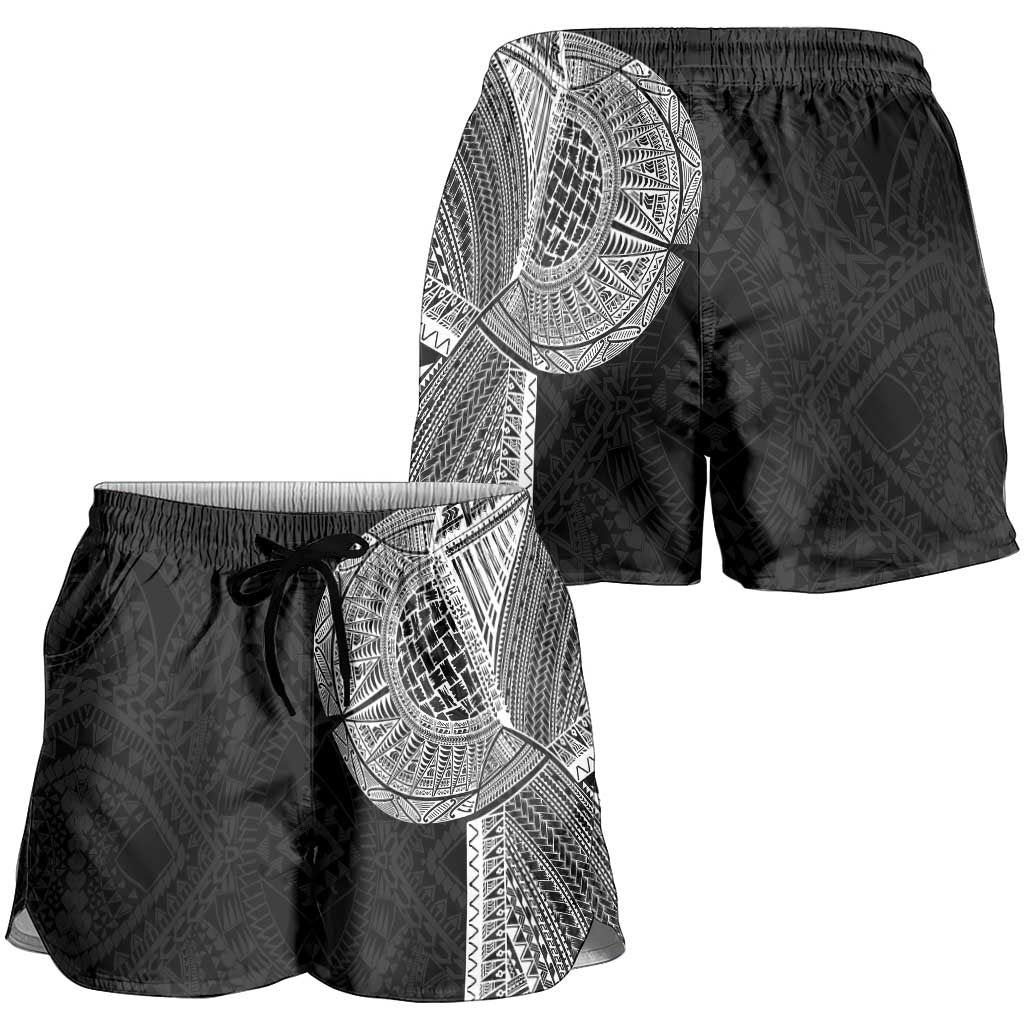 Samoan Tatau Shorts for Women Art Tribal Traditional Tattoos - Polynesian Pride