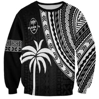 Fiji Rugby Sevens Sweatshirt Fijian 7s Tapa Polynesian LT13 Unisex Black - Polynesian Pride