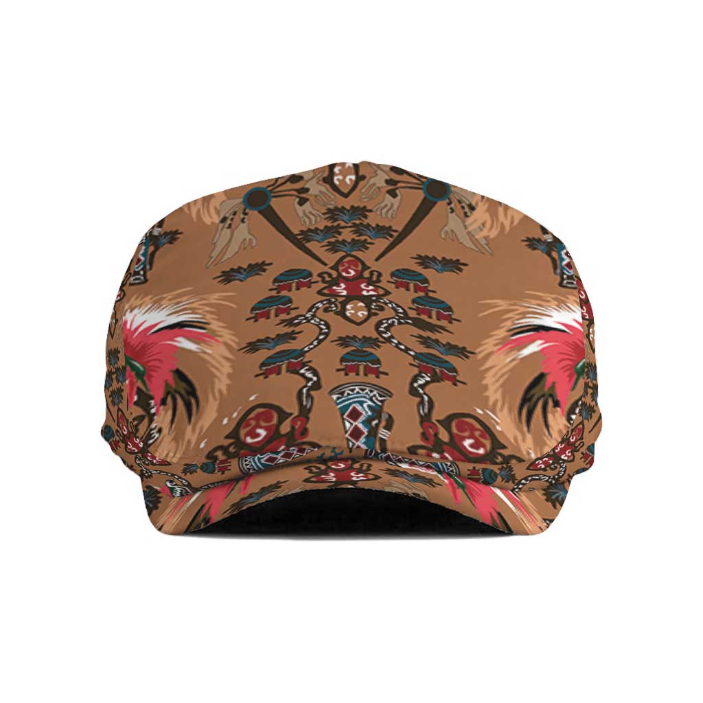 Terracotta Bird of Batik Papua Jeff Hat Exotic Natural Wealth of Papua - Polynesian Pride
