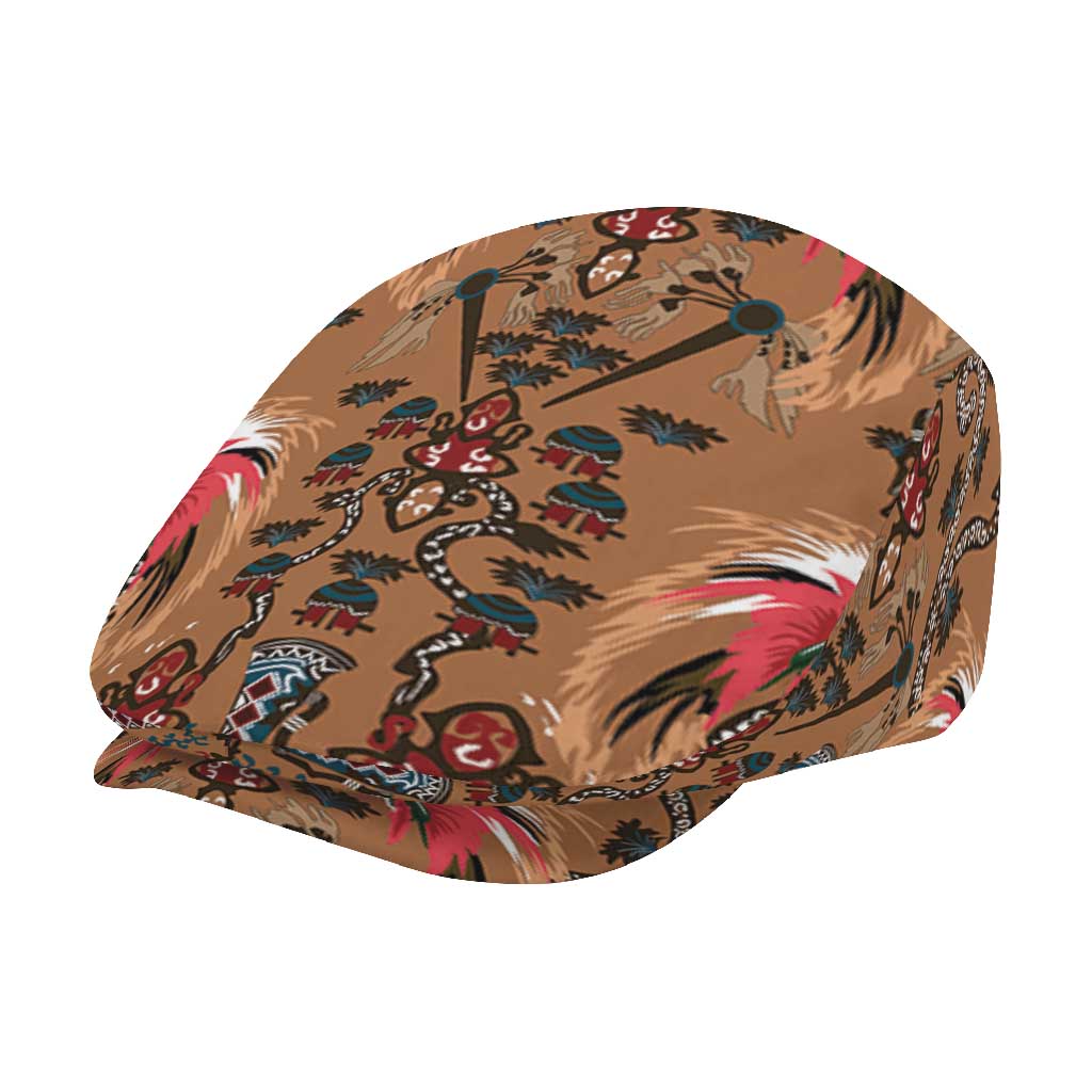 Terracotta Bird of Batik Papua Jeff Hat Exotic Natural Wealth of Papua - Polynesian Pride