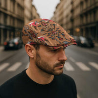 Terracotta Bird of Batik Papua Jeff Hat Exotic Natural Wealth of Papua - Polynesian Pride