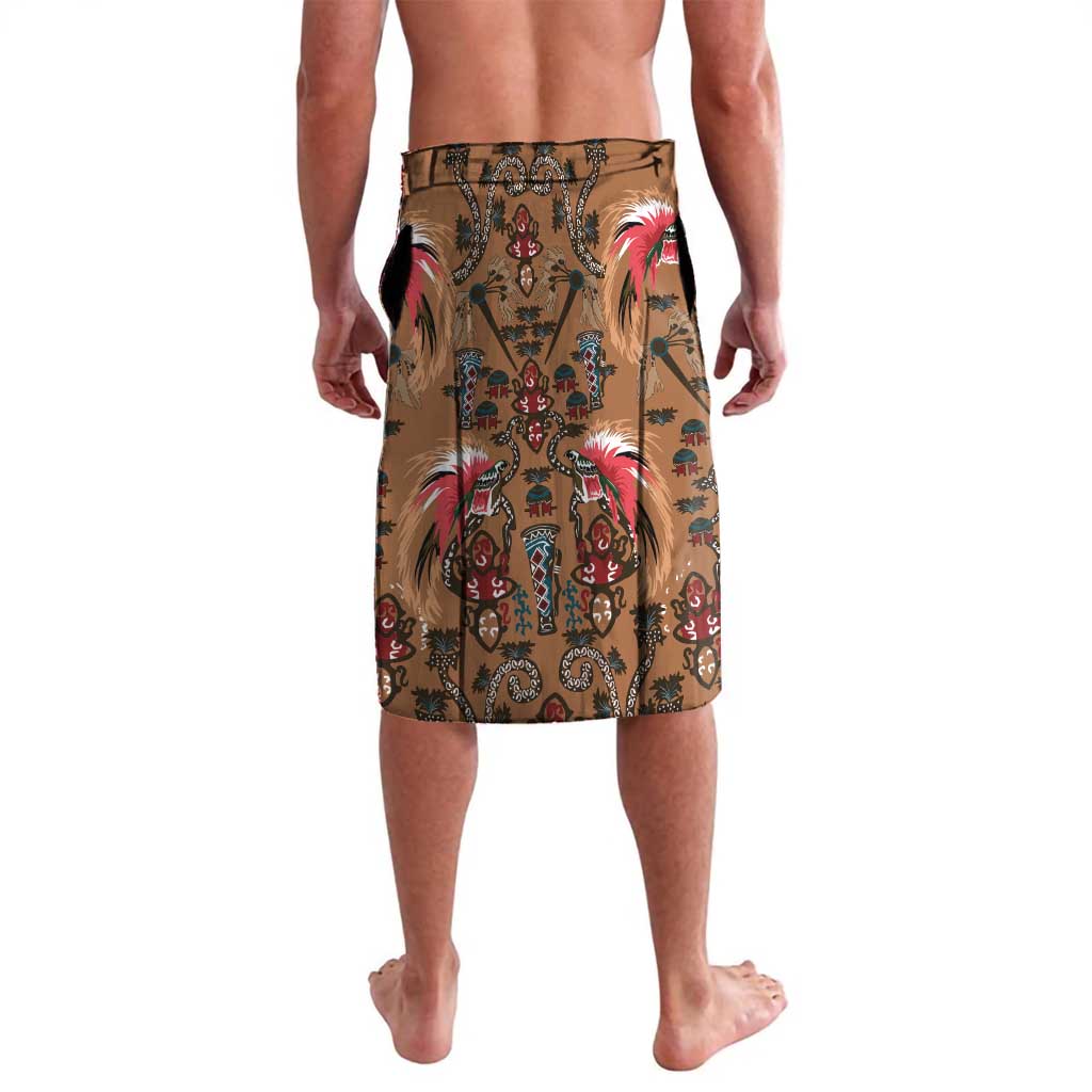 Terracotta Bird of Batik Papua Lavalava Exotic Natural Wealth of Papua - Polynesian Pride