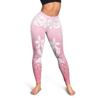 Tiare Tahiti Leggings Pink Polynesia Motifs - Polynesian Pride