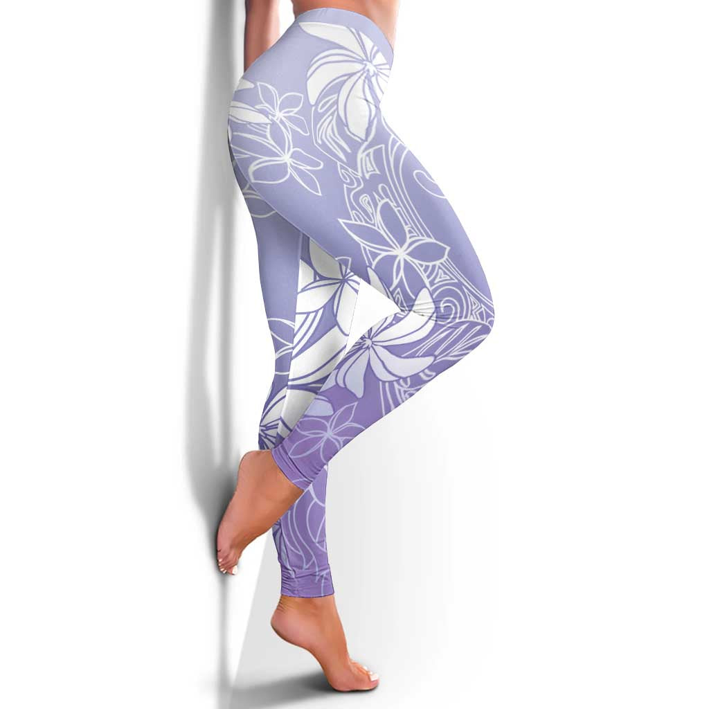 Tiare Tahiti Leggings Purple Polynesia Motifs - Polynesian Pride
