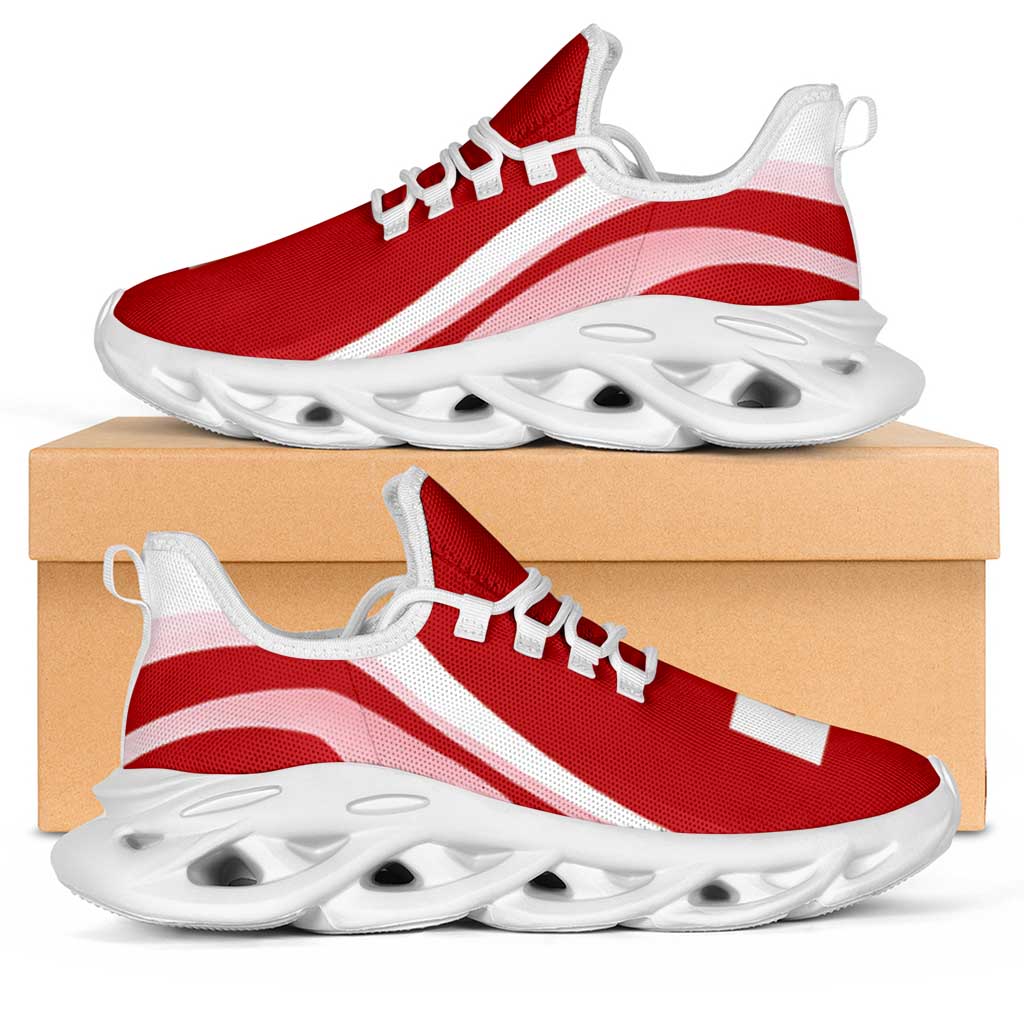 Tonga Clunky Sneakers Flag-Inspired Curve Style