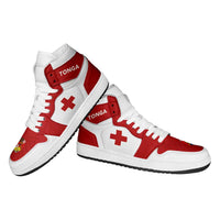 Tonga High Sneakers AJ1 Coat Of Arms Flag Inspired