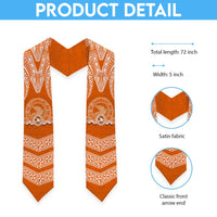 Tonga Tailulu College Graduation Stole Traditional Ngatu and Polynesian Pattern