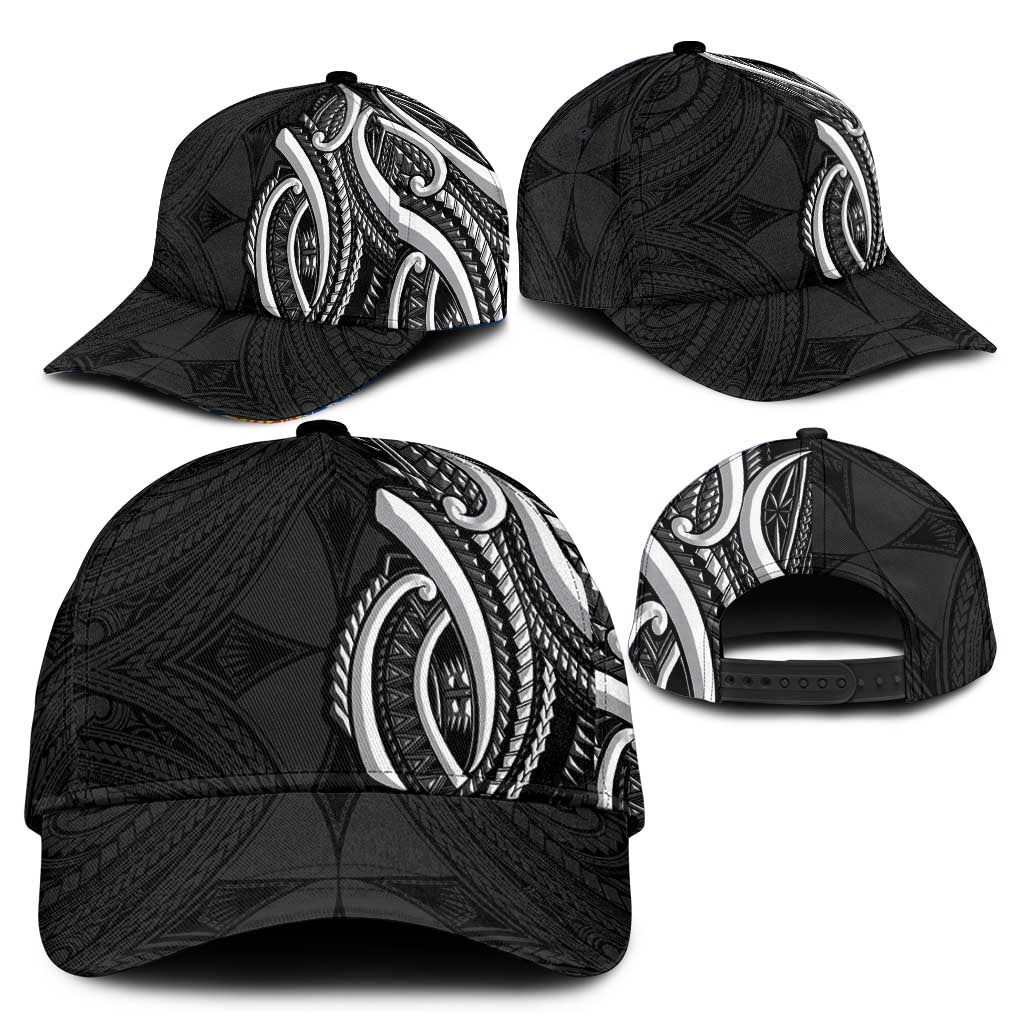 Traditional Art Hawaiian Kakau Tattoos Classic Cap White LT03