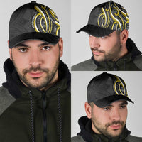 Traditional Art Hawaiian Kakau Tattoos Classic Cap Yellow Color LT03