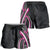 Traditional Art Hawaiian Kakau Tattoos Shorts for Women Pink Color LT03