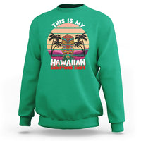 This Is My Hawaiian Christmas Shirt Retro Tropical Xmas Hawaii Tiki Sweatshirt TS02 Irish Green - Polynesian Pride