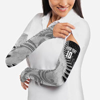 Personalized New Zealand Football Arm Sleeves Kiwi Mascot with Silver Fern - Maori Tribal Tattoo Art