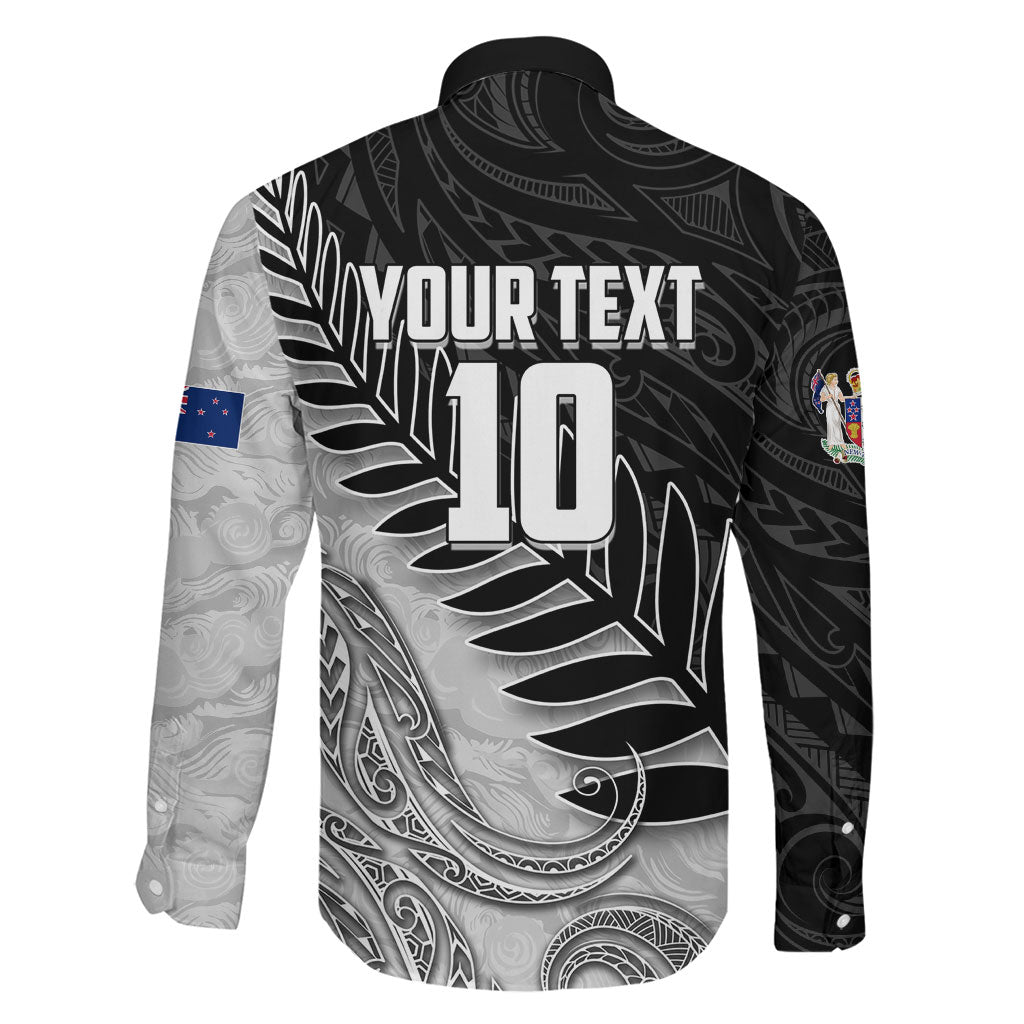 Personalized New Zealand Football Family Matching Puletasi and Hawaiian Shirt Kiwi Mascot with Silver Fern - Maori Tribal Tattoo Art