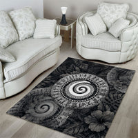 Hawaiian Piko Area Rug Cultural Anchor Connect Your Roots Ocean Waves TS04 - Polynesian Pride