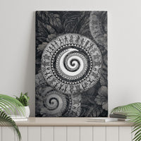 Hawaiian Piko Canvas Wall Art Cultural Anchor Connect Your Roots Ocean Waves TS04 - Polynesian Pride