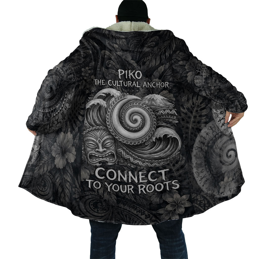 Hawaiian Piko Cloak Cultural Anchor Connect Your Roots Ocean Waves TS04 - Polynesian Pride