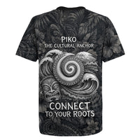 Hawaiian Piko Rugby Jersey Cultural Anchor Connect Your Roots Ocean Waves TS04 - Polynesian Pride