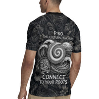 Hawaiian Piko Rugby Jersey Cultural Anchor Connect Your Roots Ocean Waves TS04 - Polynesian Pride
