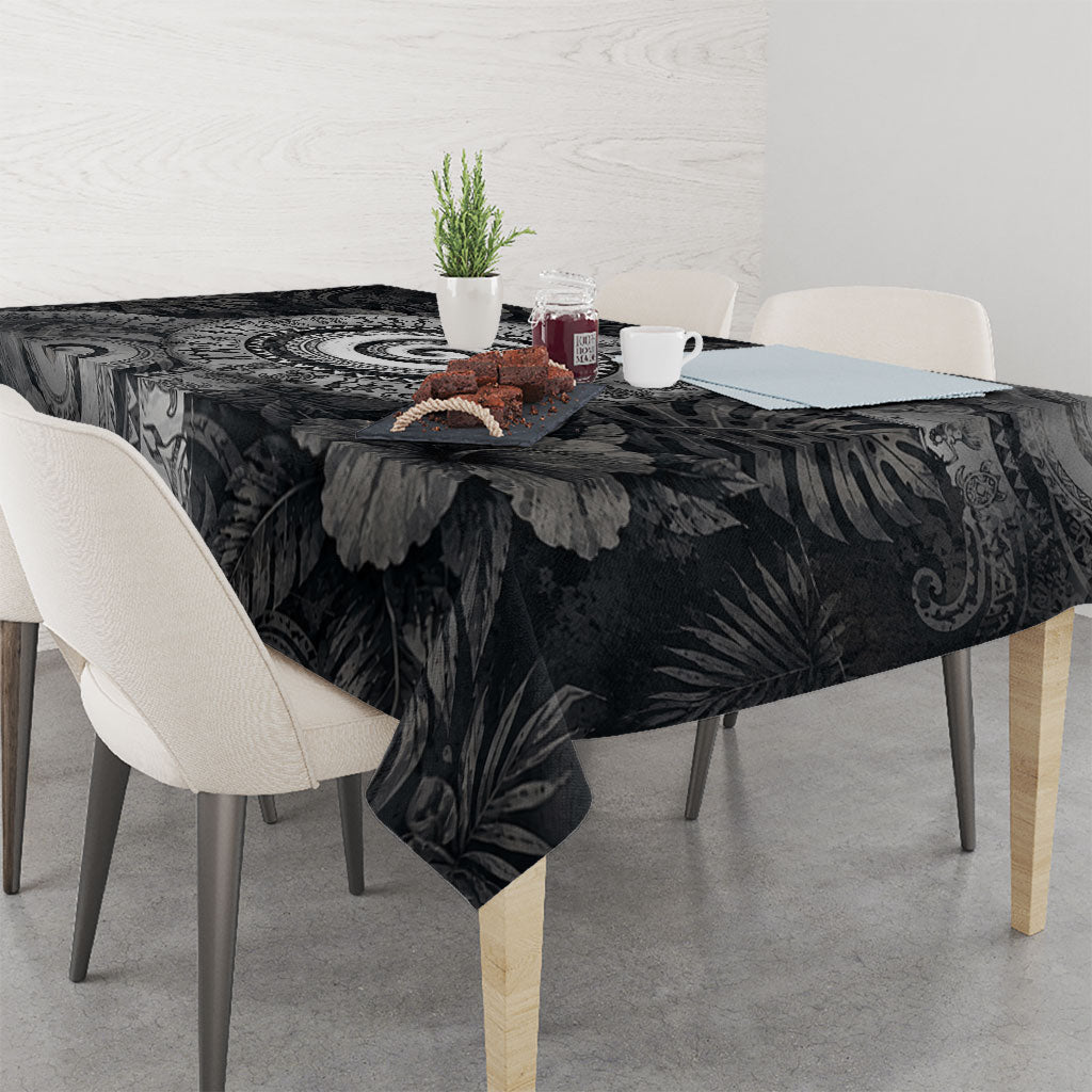 Hawaiian Piko Tablecloth Cultural Anchor Connect Your Roots Ocean Waves TS04 - Polynesian Pride