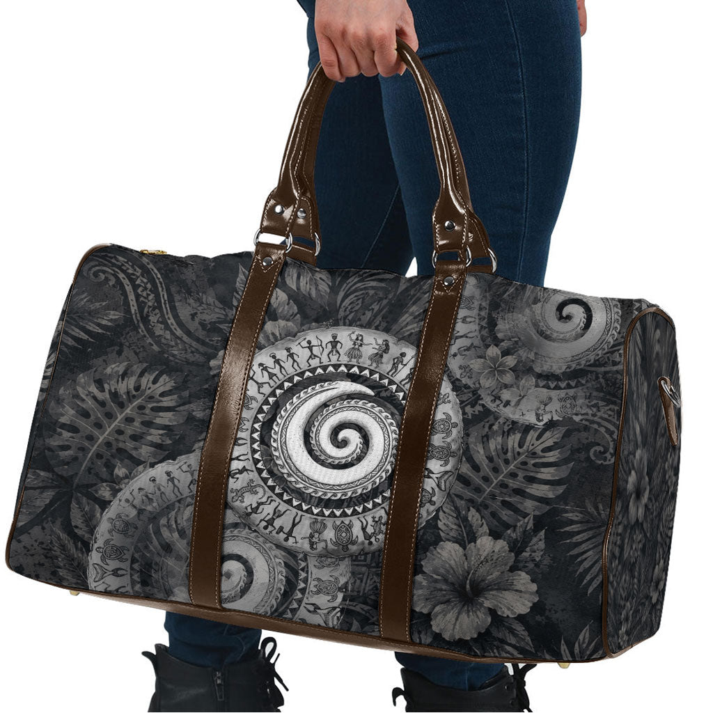 Hawaiian Piko Travel Bag Cultural Anchor Connect Your Roots Ocean Waves TS04 - Polynesian Pride