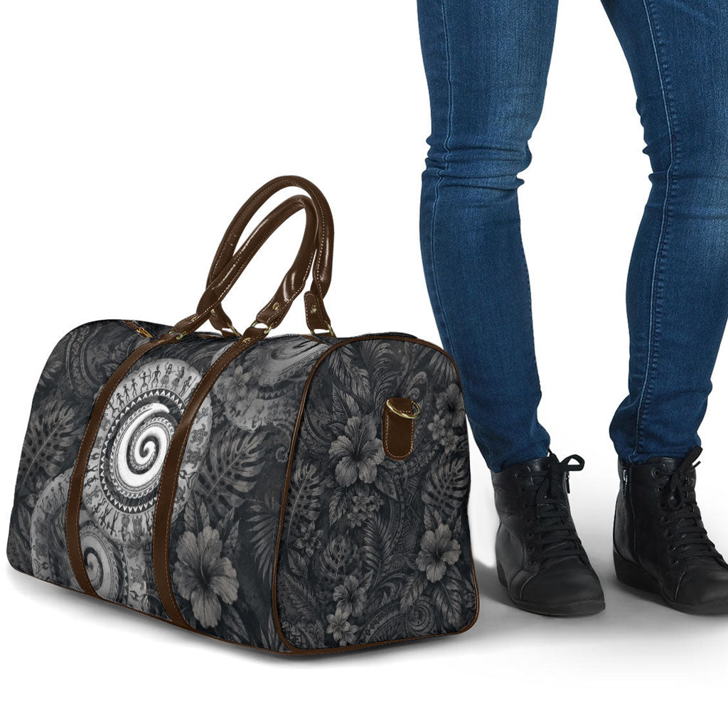 Hawaiian Piko Travel Bag Cultural Anchor Connect Your Roots Ocean Waves TS04 - Polynesian Pride