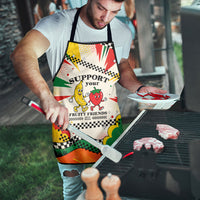 Support Your Fruity Friends Love Wins Gay Pride Apron LGBTQ Retro 30s Cartoon Checkered